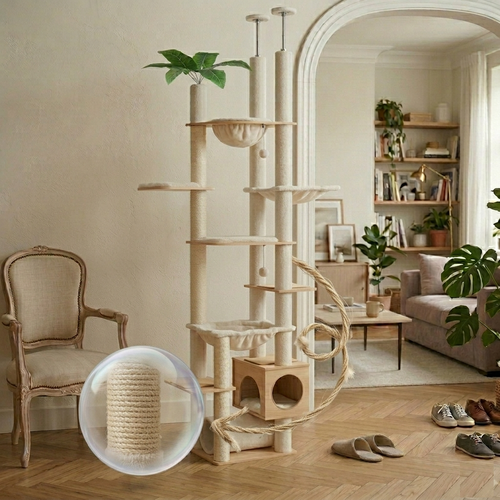 Arbre à chat en bois Chery 230CM