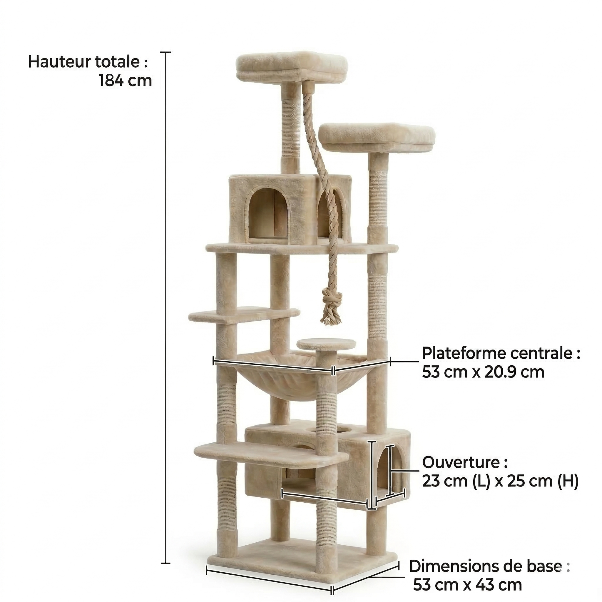 Arbre à chat Sakura 184CM
